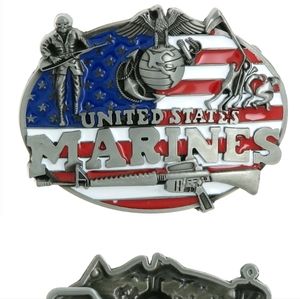 COPY - New USMC United States Marine Corps belt buckle